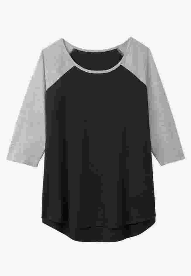 Three-Quarter Sleeve Baseball Tee image number 3