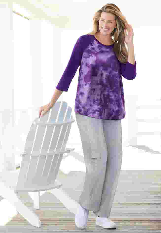 Three-Quarter Sleeve Baseball Tee image number 6