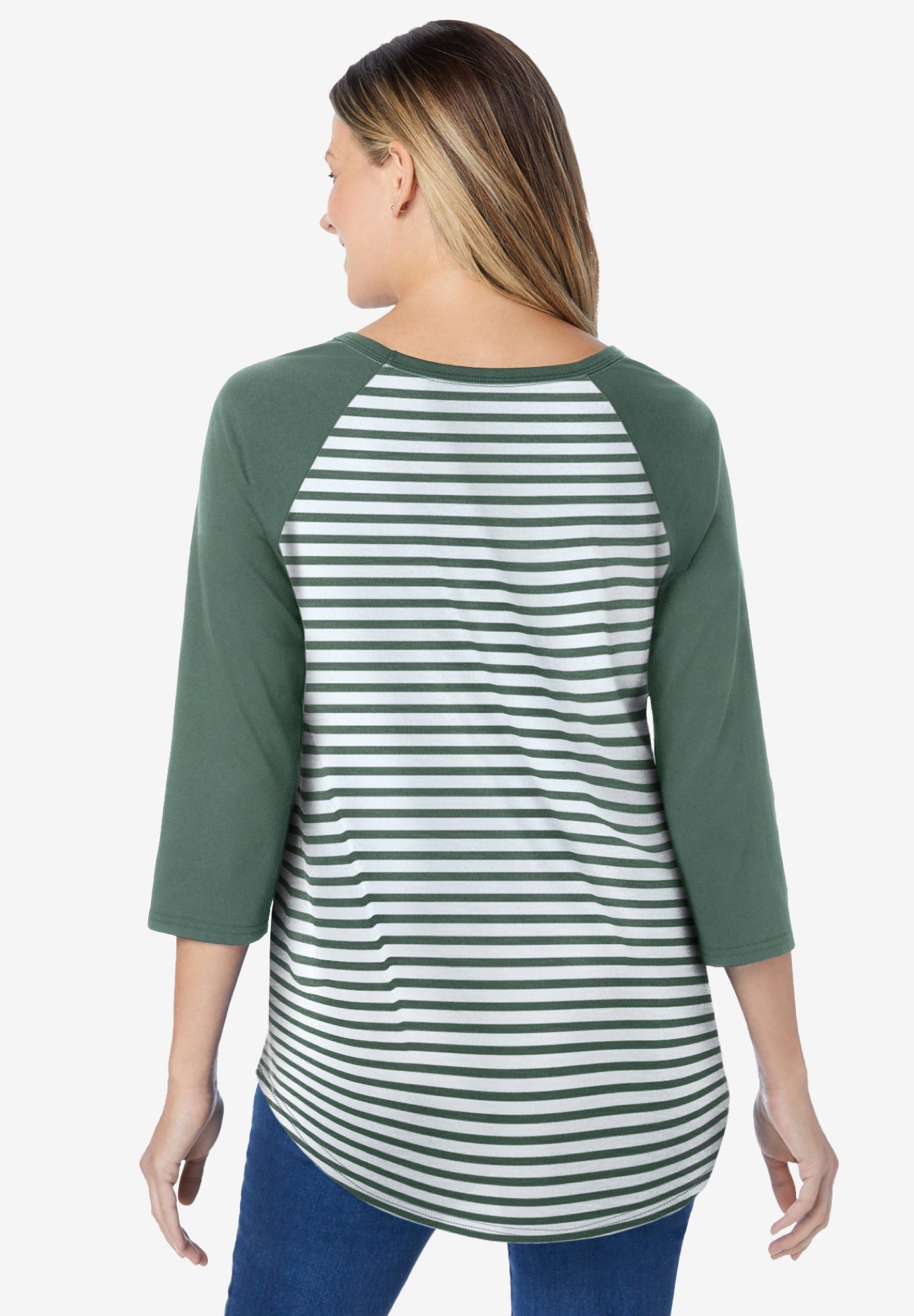 Three-Quarter Sleeve Baseball Tee image number 1