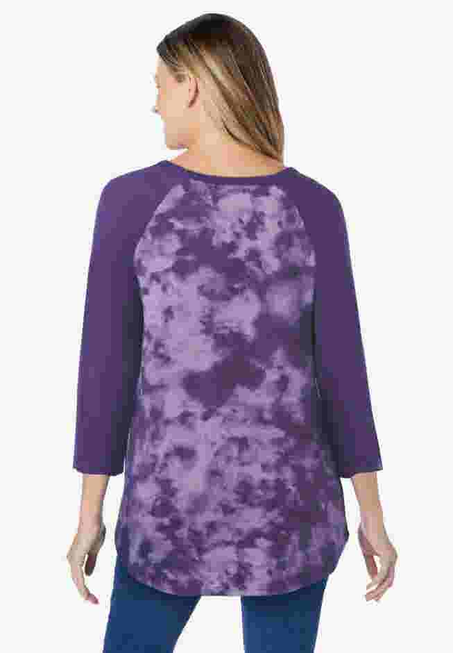 Three-Quarter Sleeve Baseball Tee image number 1