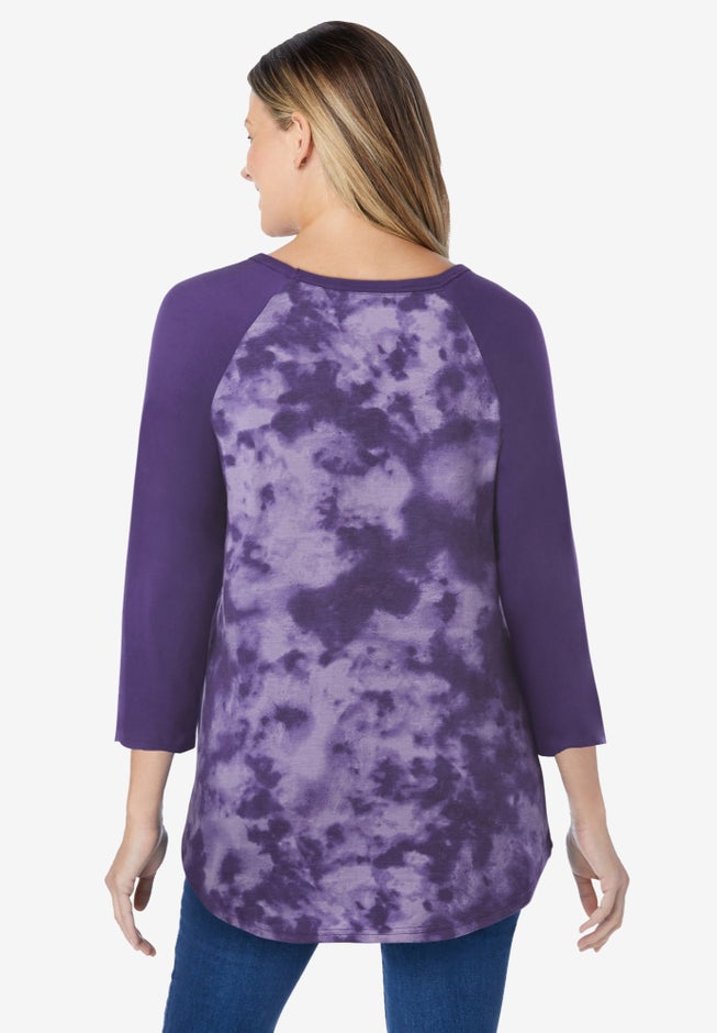 Three-Quarter Sleeve Baseball Tee image number 1