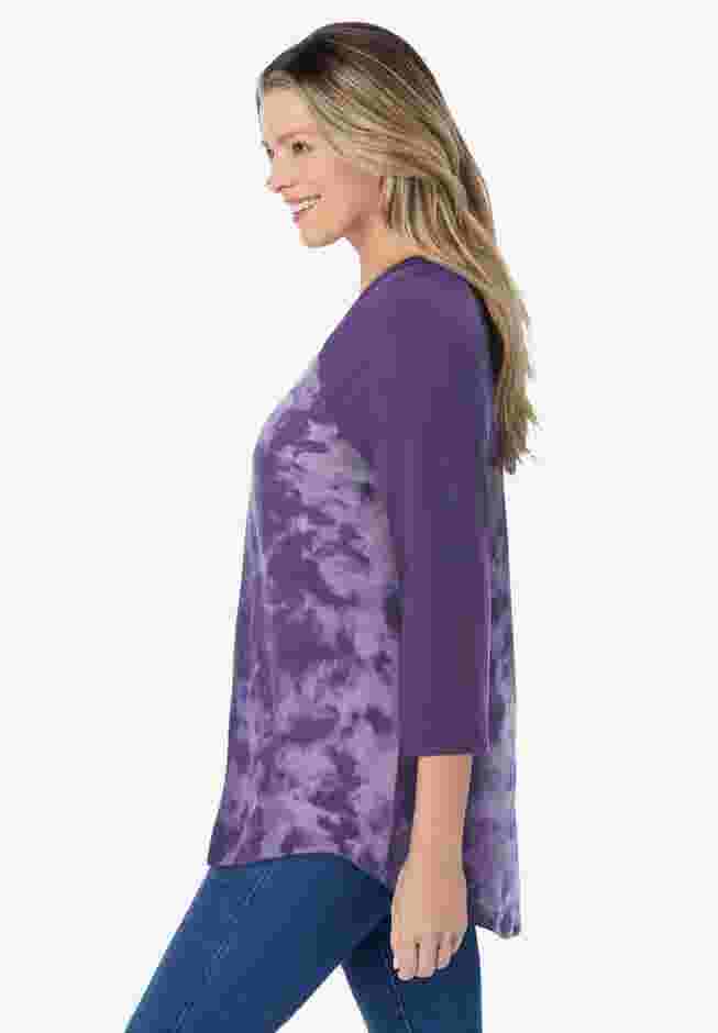 Three-Quarter Sleeve Baseball Tee image number 2