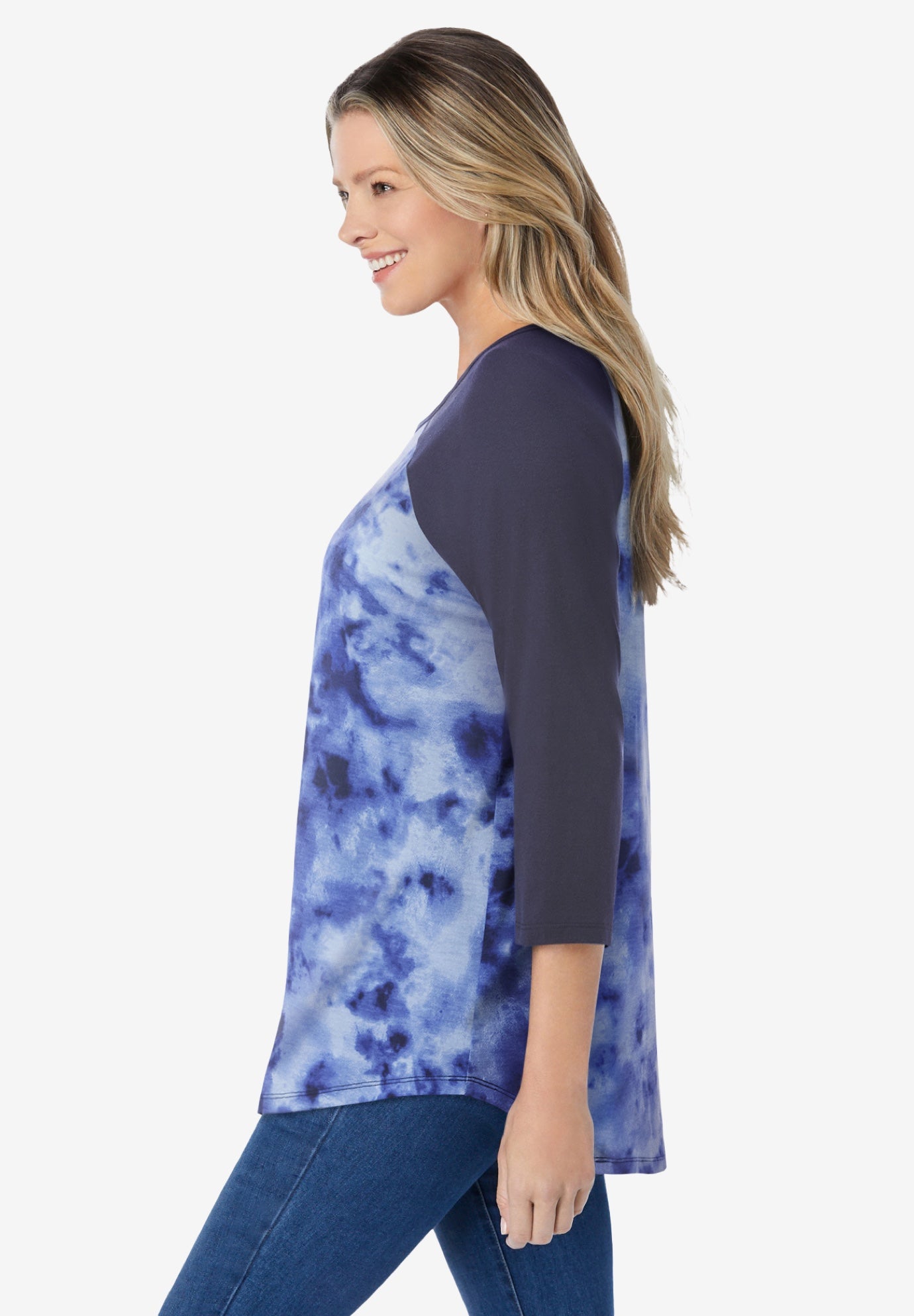 Three-Quarter Sleeve Baseball Tee image number 2