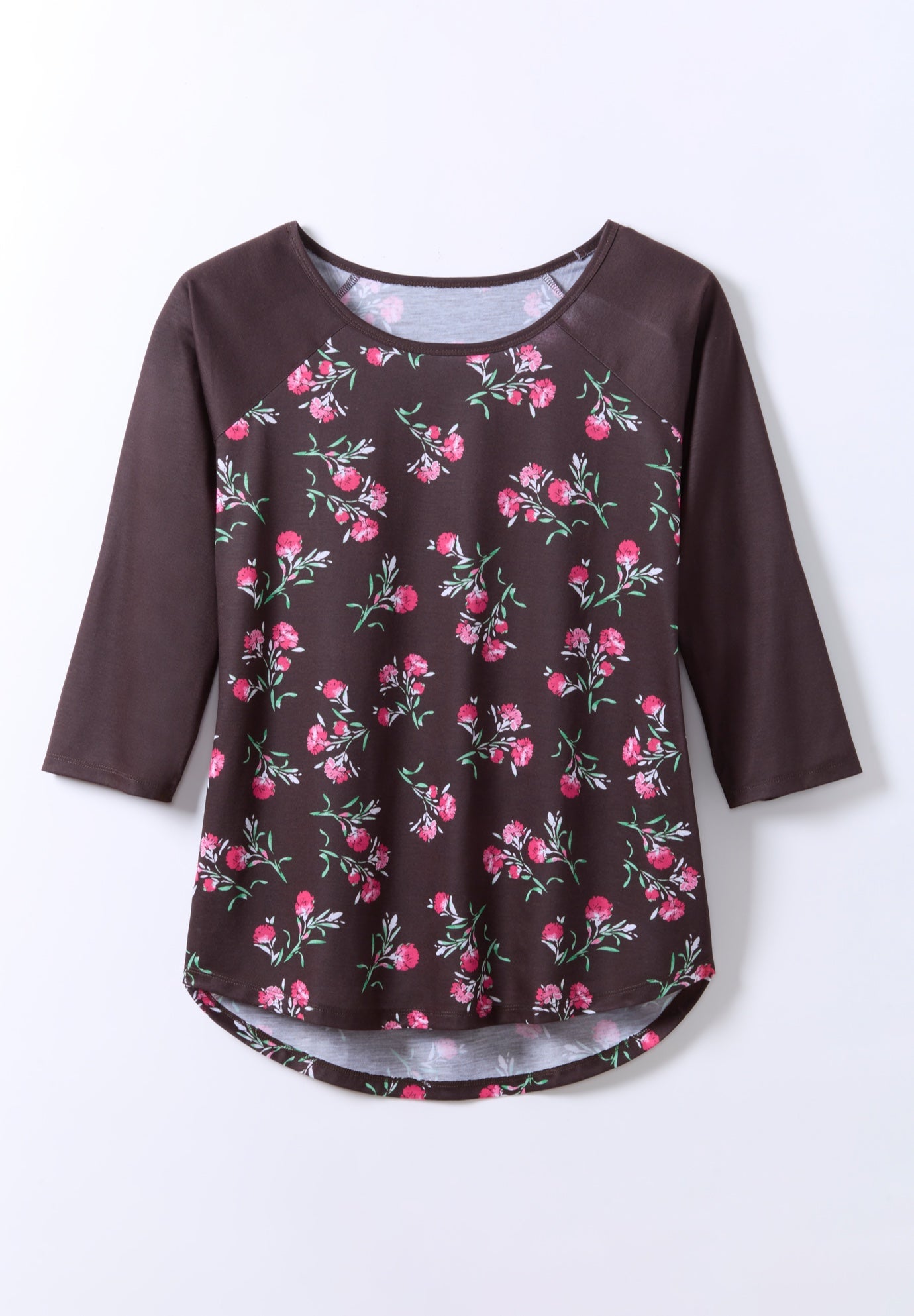 Three-Quarter Sleeve Baseball Tee image number 3
