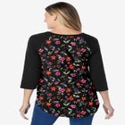 Three-Quarter Sleeve Baseball Tee image number null