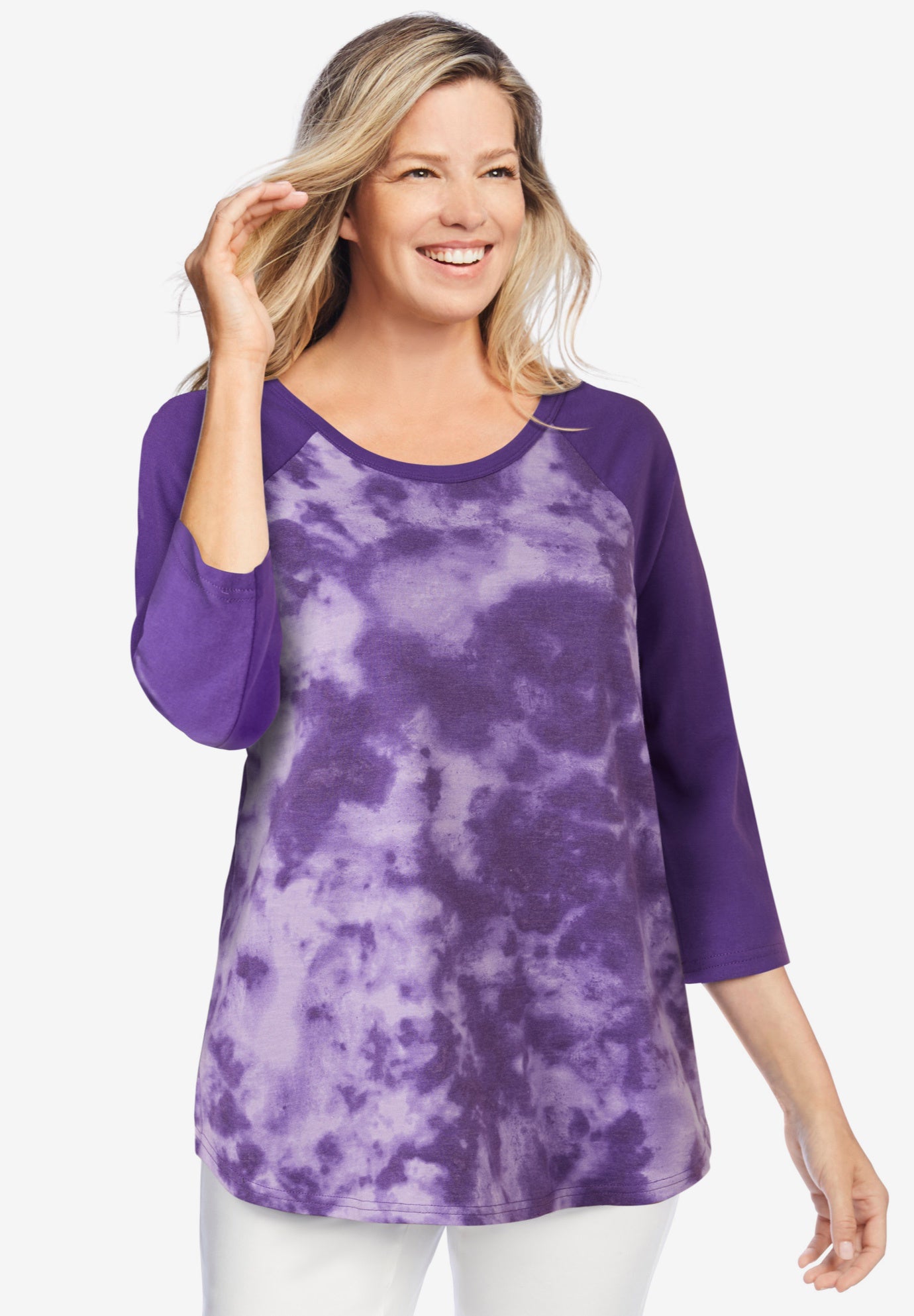 Three-Quarter Sleeve Baseball Tee image number 0