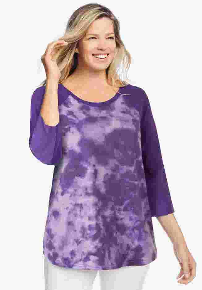 Three-Quarter Sleeve Baseball Tee image number 0