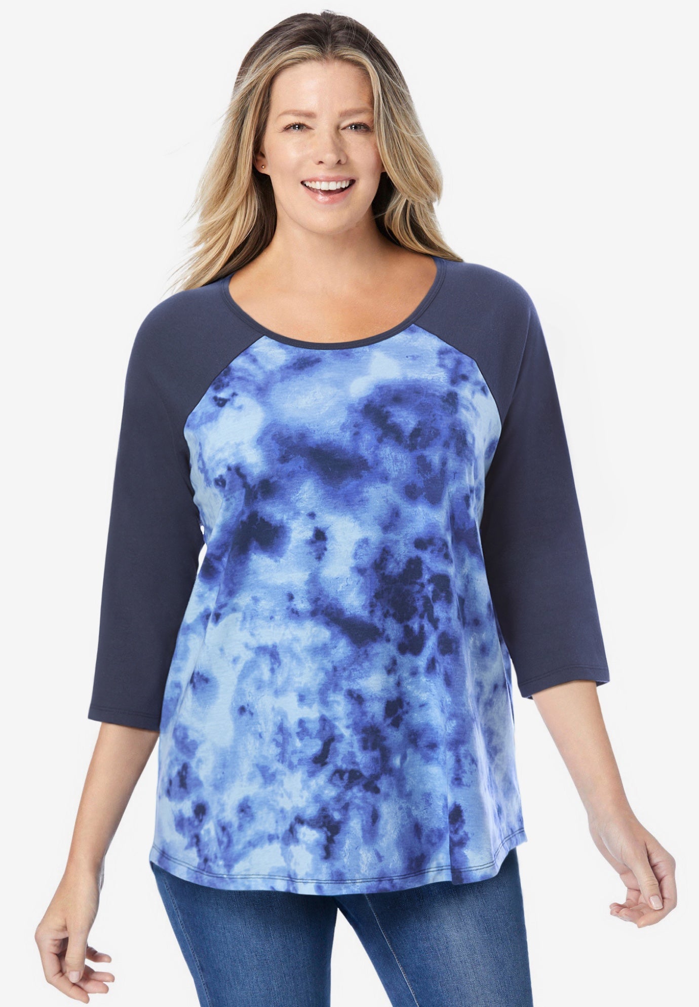 Three-Quarter Sleeve Baseball Tee image number 0