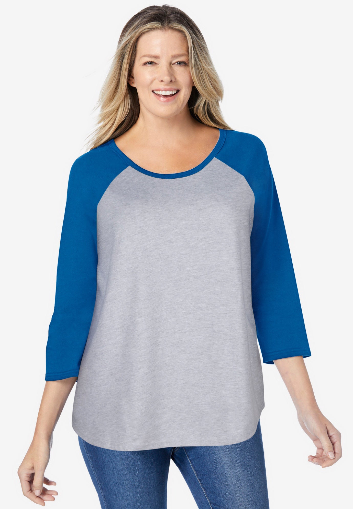 Three-Quarter Sleeve Baseball Tee image number 0