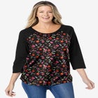 Three-Quarter Sleeve Baseball Tee image number null