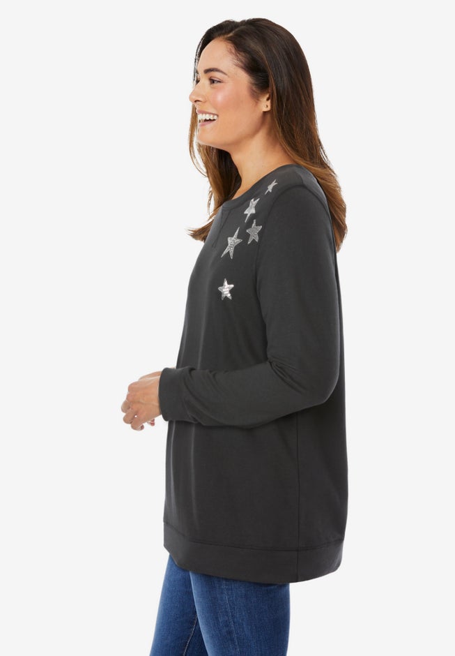 Printed Sweatshirt image number 2