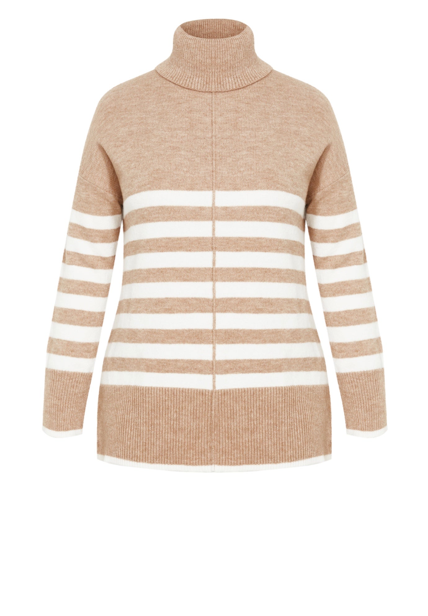 Livvy Roll Neck Stripe Sweater image number 4
