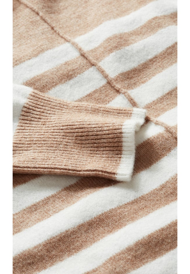 Livvy Roll Neck Stripe Sweater image number 6
