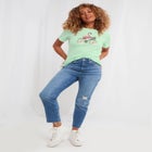 Stretch Cotton Graphic Tee image number null