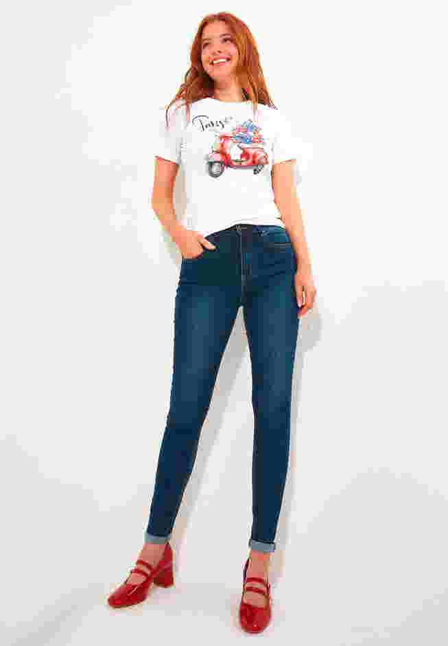 Stretch Cotton Graphic Tee image number 2