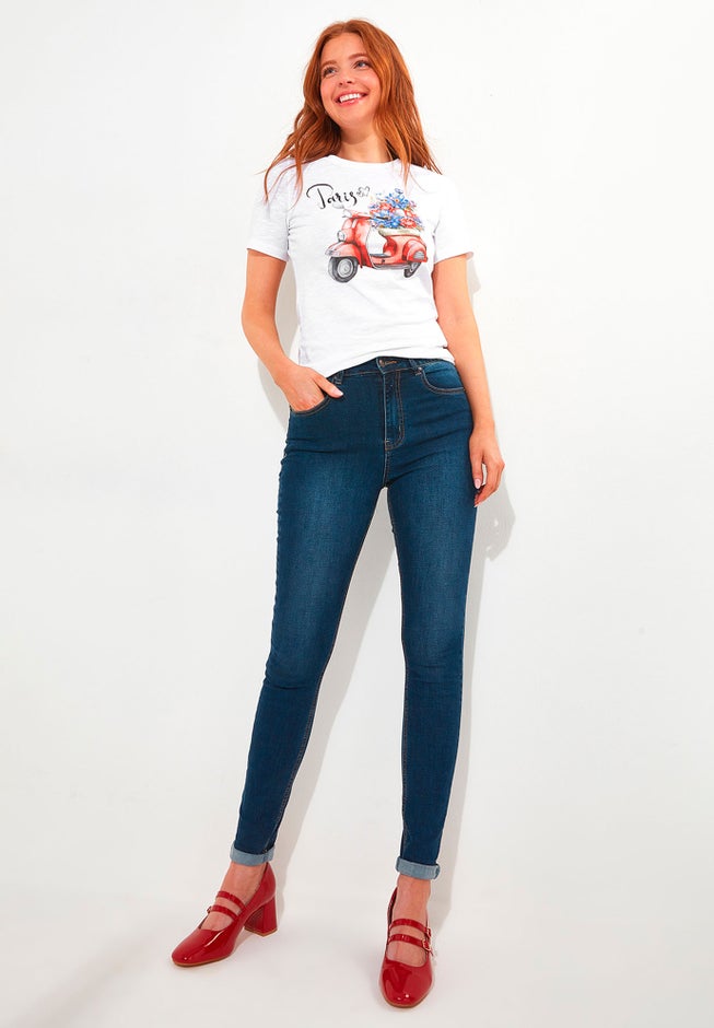 Stretch Cotton Graphic Tee image number 2