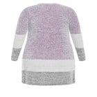 Elise Color Block Knitted Cardigan image number 4