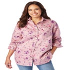 Soft Faux Suede Shirt image number null