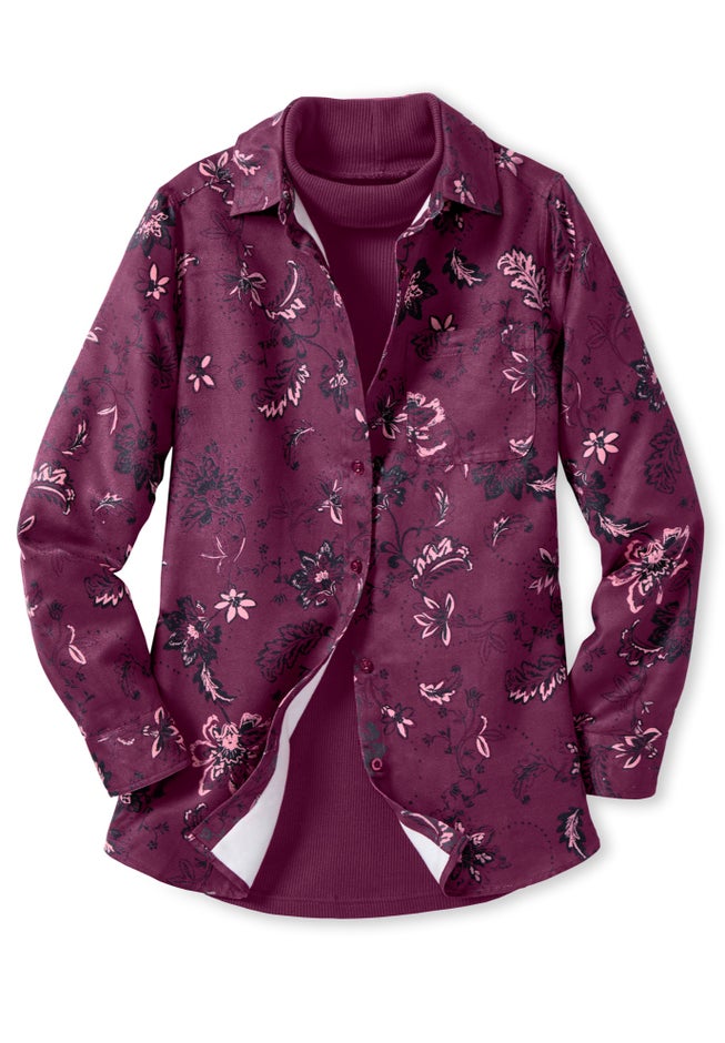 Soft Sueded Moleskin Shirt image number 1