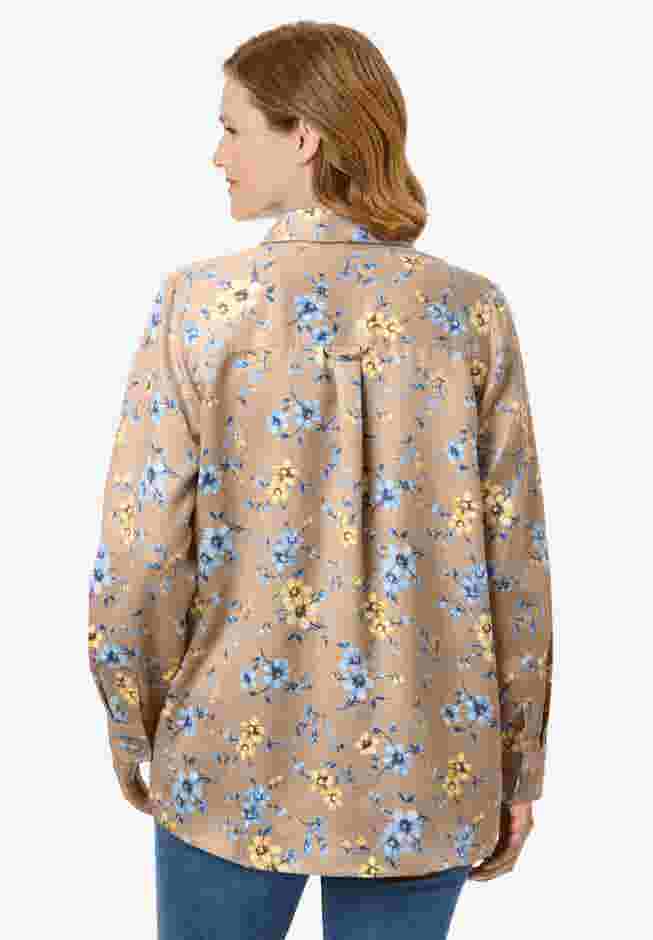 Soft Sueded Moleskin Shirt image number 1