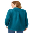 Soft Faux Suede Shirt image number null