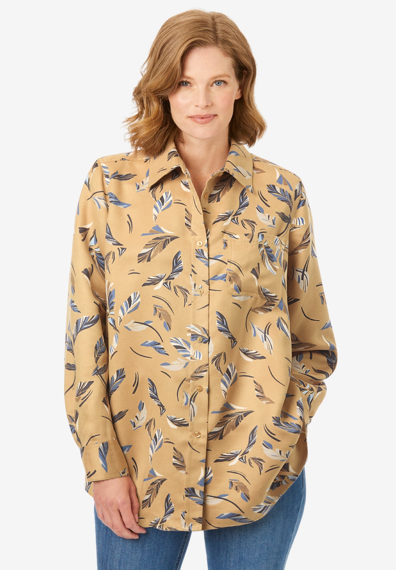 Soft Sueded Moleskin Shirt image number 0