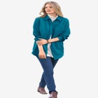 Soft Faux Suede Shirt image number null