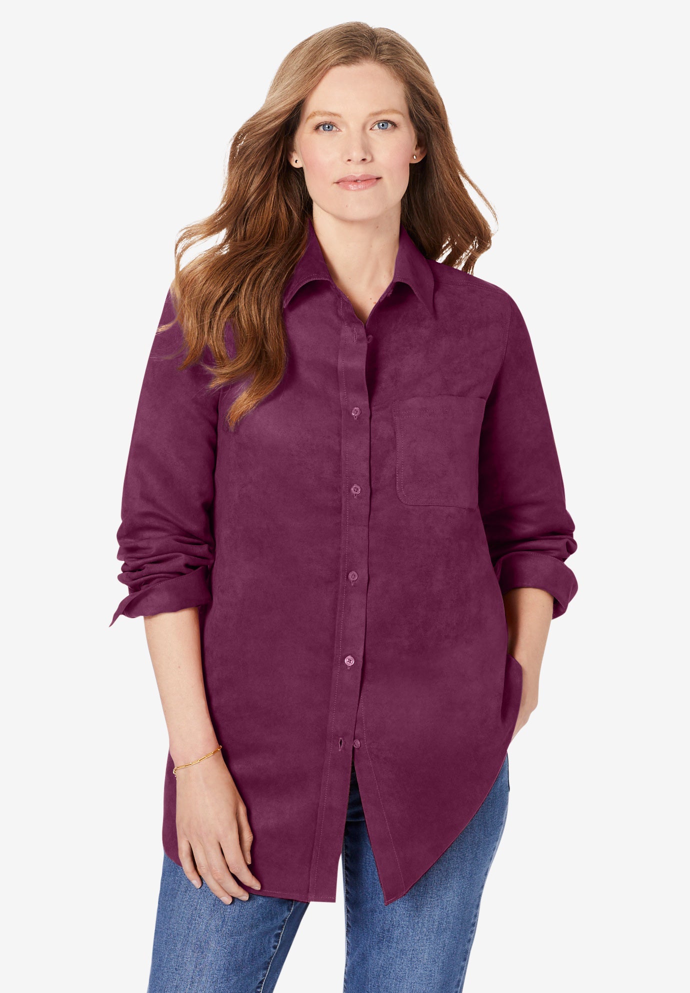 Soft Sueded Moleskin Shirt image number 0