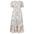 V-Neck Tiered Midi Dress image number null