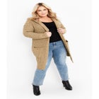 Chelsea Soft Knit Hood Coatigan image number 1