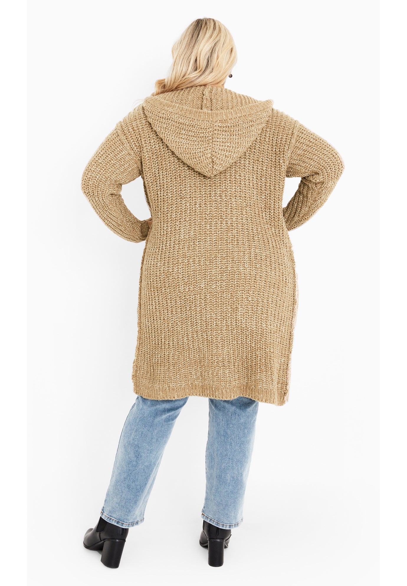Chelsea Soft Knit Hood Coatigan image number 2
