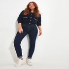 HIGH WAISTED SKINNY JEANS image number null