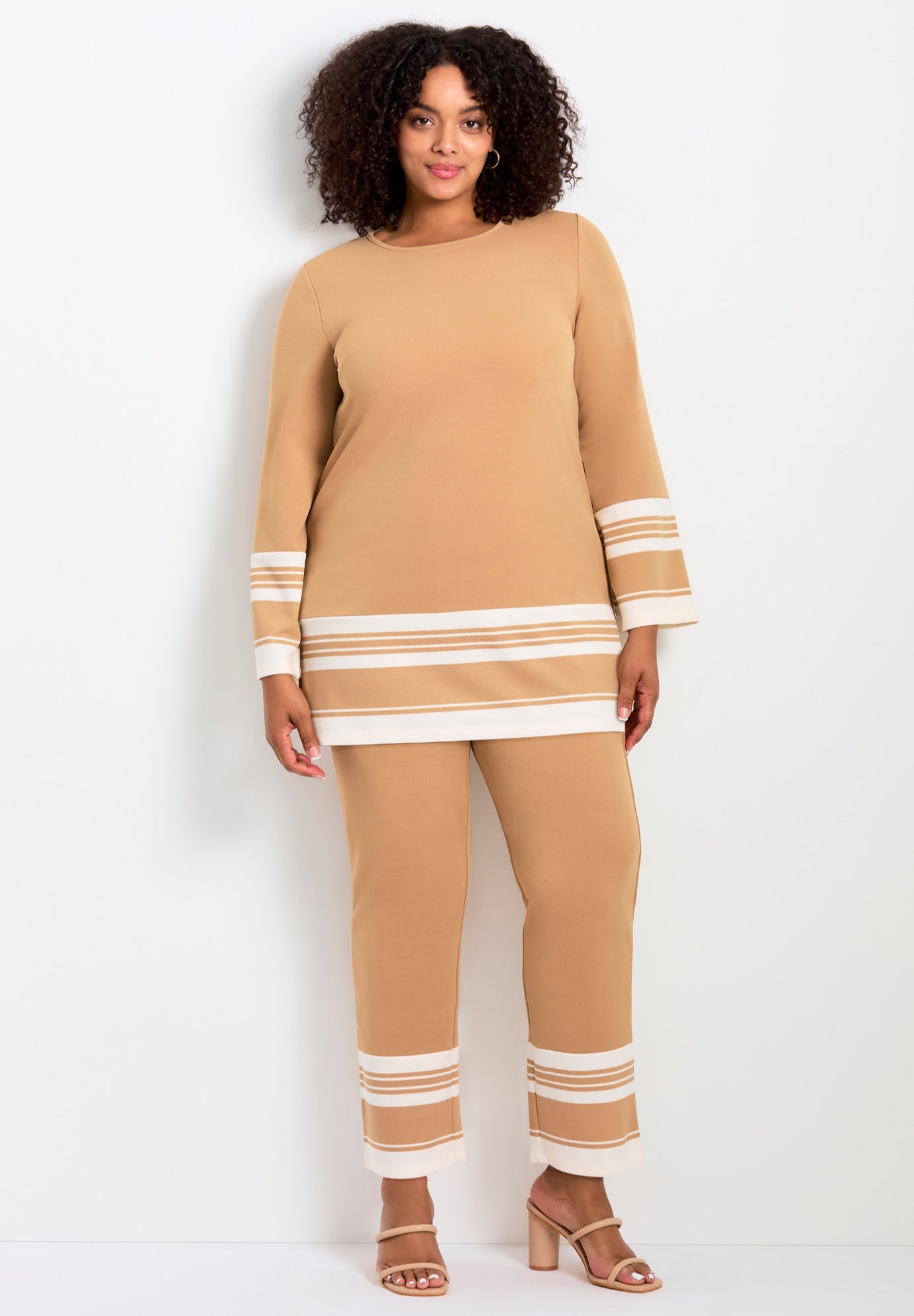 Border Stripe Straight Leg Pant image number 0