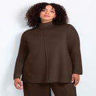 Seamed Mock Neck Tunic image number null