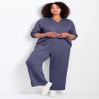 Seamed Wide Leg Pant image number null