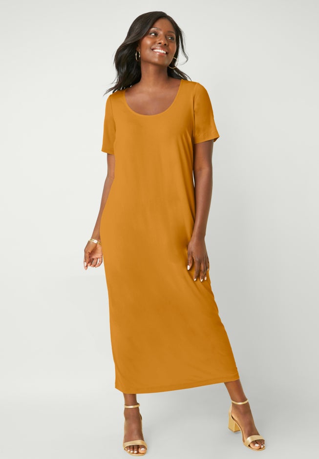 2-Piece Stretch Knit Duster Set image number 1