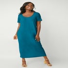 2-Piece Stretch Knit Duster Set image number null