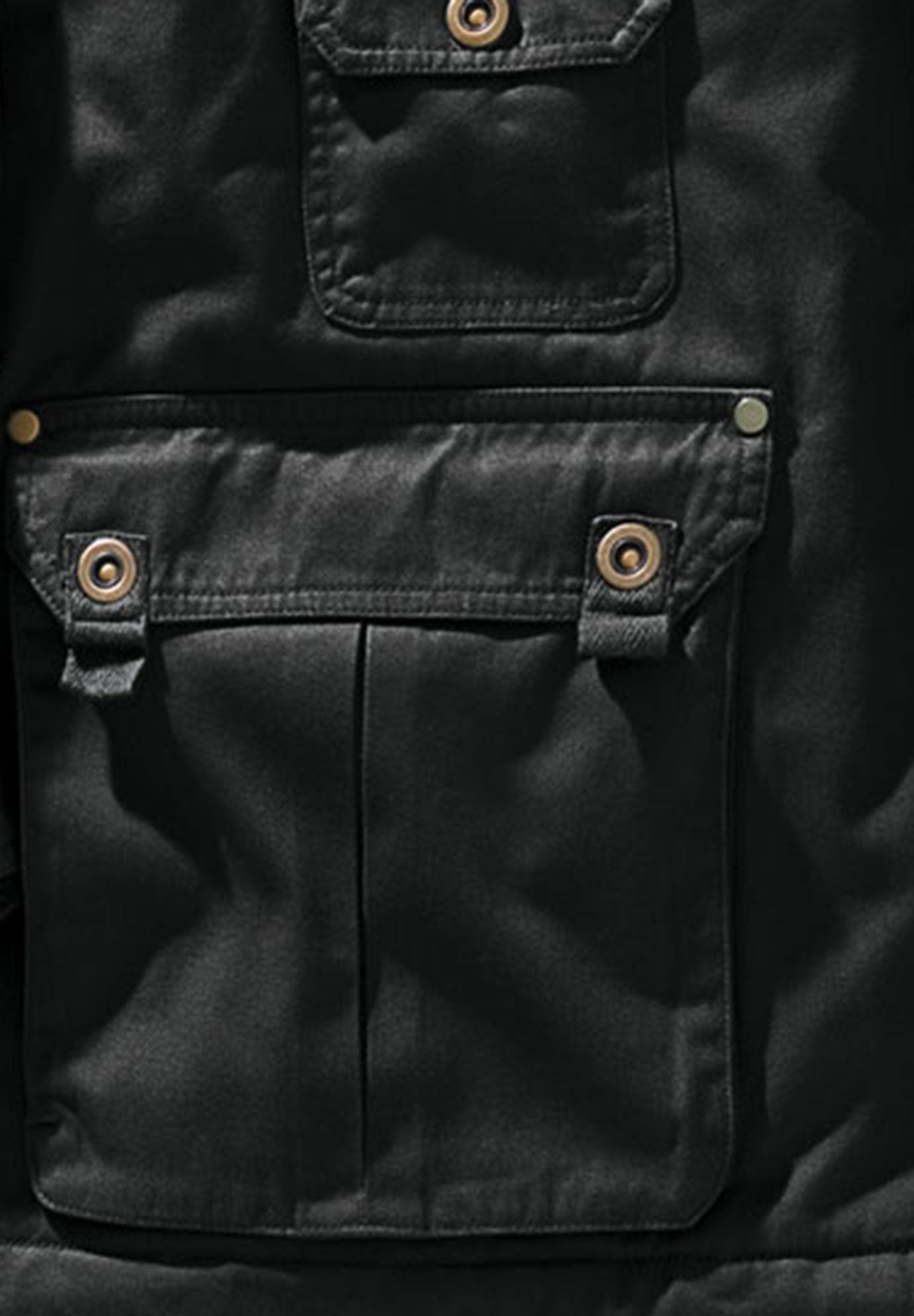 9 Pocket Twill Utility Jacket with Removable Hood image number 2