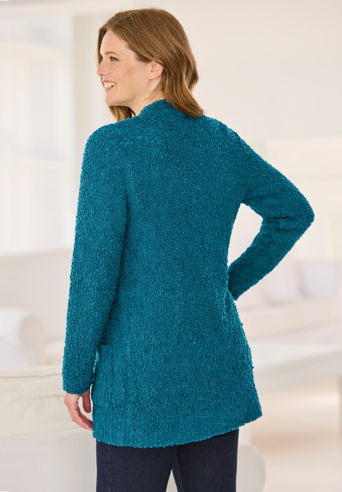 Cozy Boucle Cardigan image number 1