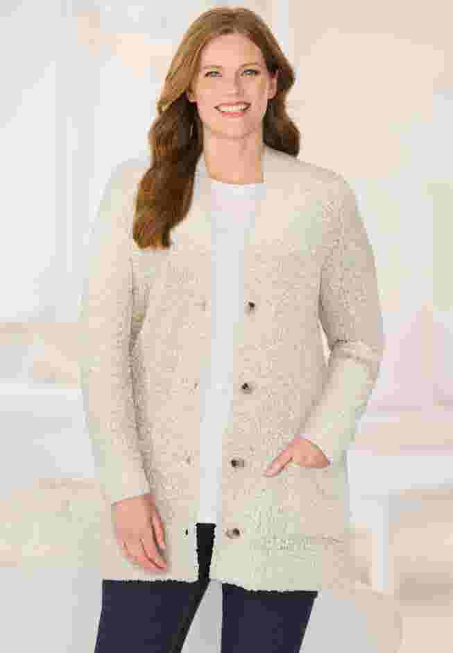 Cozy Boucle Cardigan image number 0