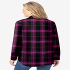 Pintucked Flannel Shirt image number null