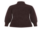 Beata Asymmetrical Button Knit Sweater image number 5