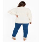 Beata Asymmetrical Button Knit Sweater image number 3