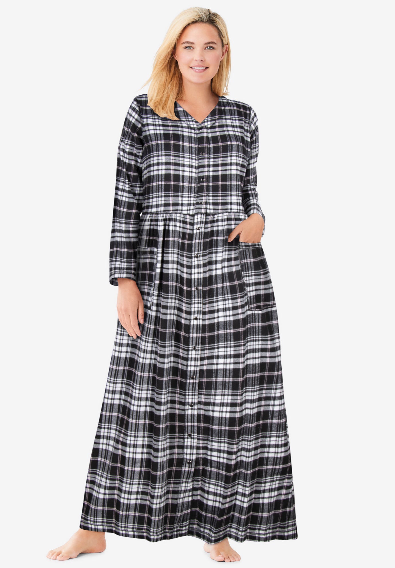 Flannel Plaid Lounger  image number 0