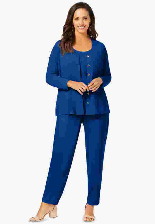 4-Piece Stretch Knit Wardrober image number 0