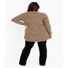 Tia Curved Hem Tunic Sweater image number 3