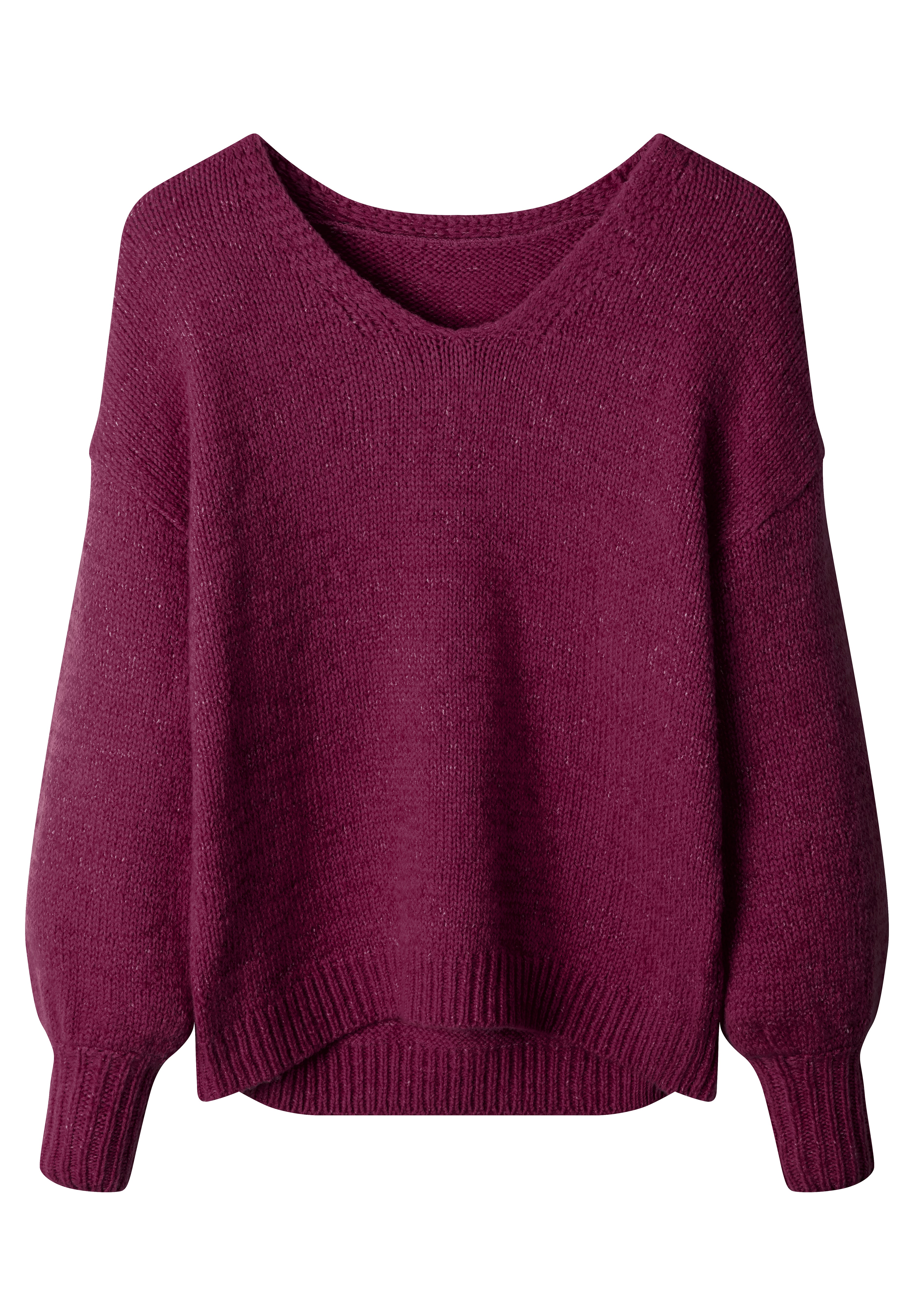 Cozy V-Neck Pullover Sweater image number 2