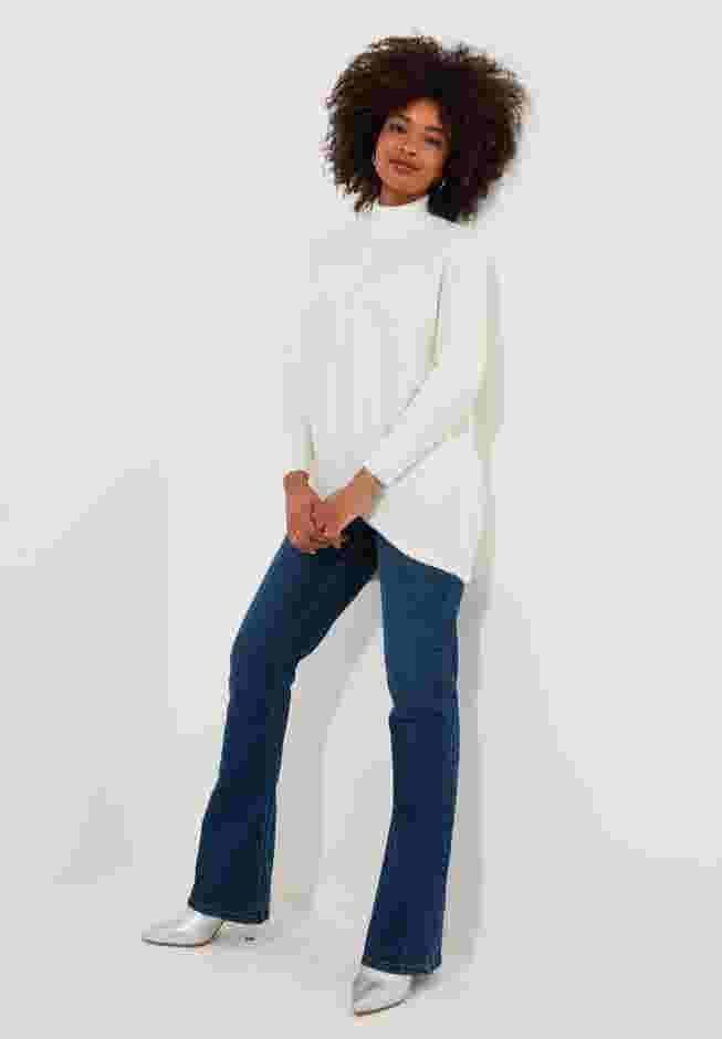 Mockneck Rib Sweater image number 4