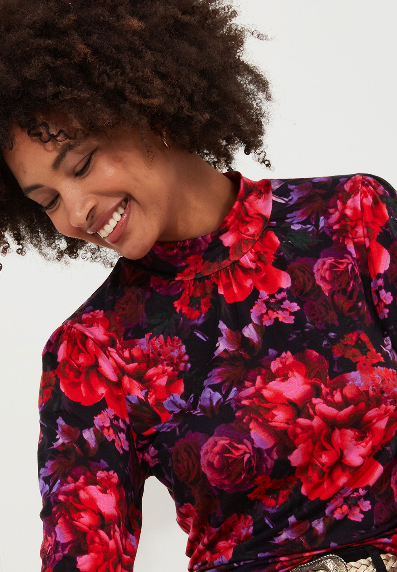 Stretch Knit Mockneck image number 1