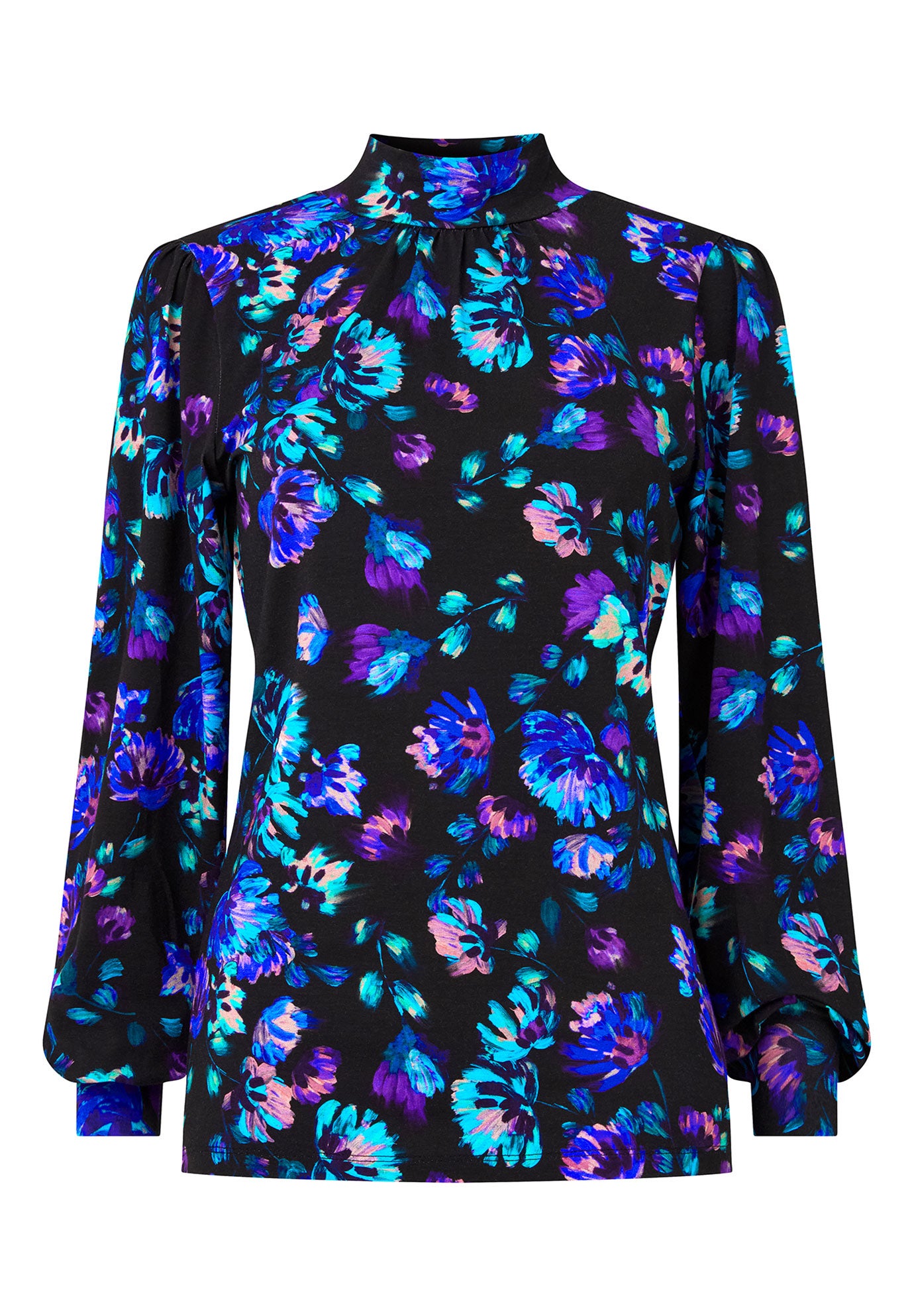 Stretch Knit Mockneck image number 1